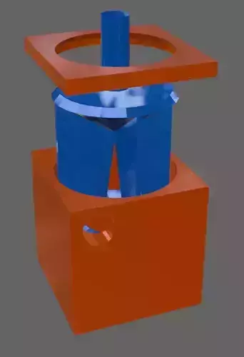 high flow turbine with rotating exhaust