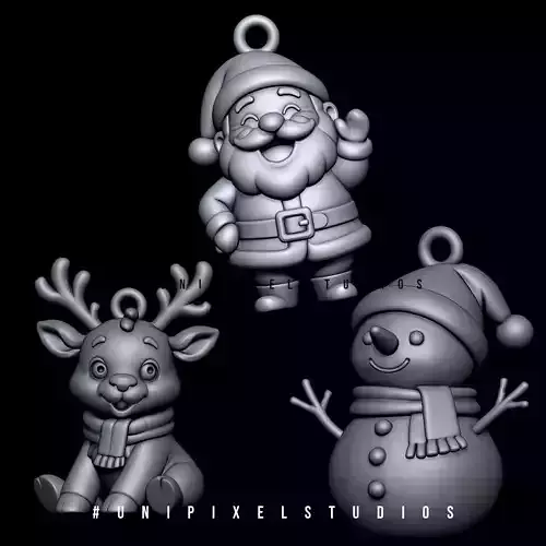 Christmas deco STL 3d model