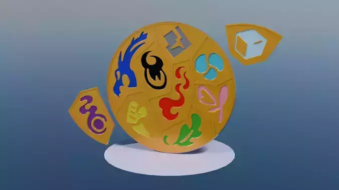 Pokemon Galar Gym Badges