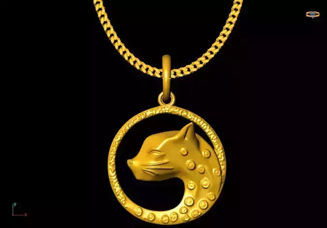 Ring Cat pendant charms - one inch pendant