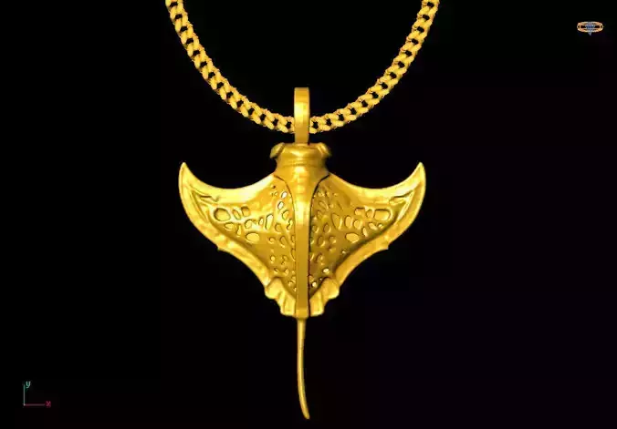 Fish pendant charms - one inch pendant