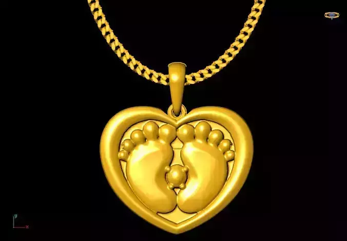 Kids pendant charms - one inch pendant