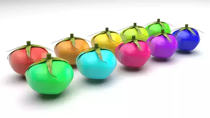 Colored Tomatoes Set