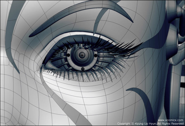 RPG Game Character machine A 3D model_1