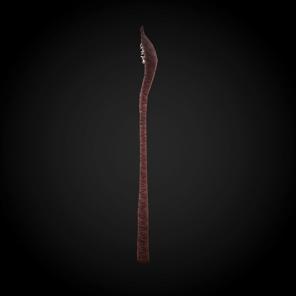 Poisonous claw Low-poly 3D model_3