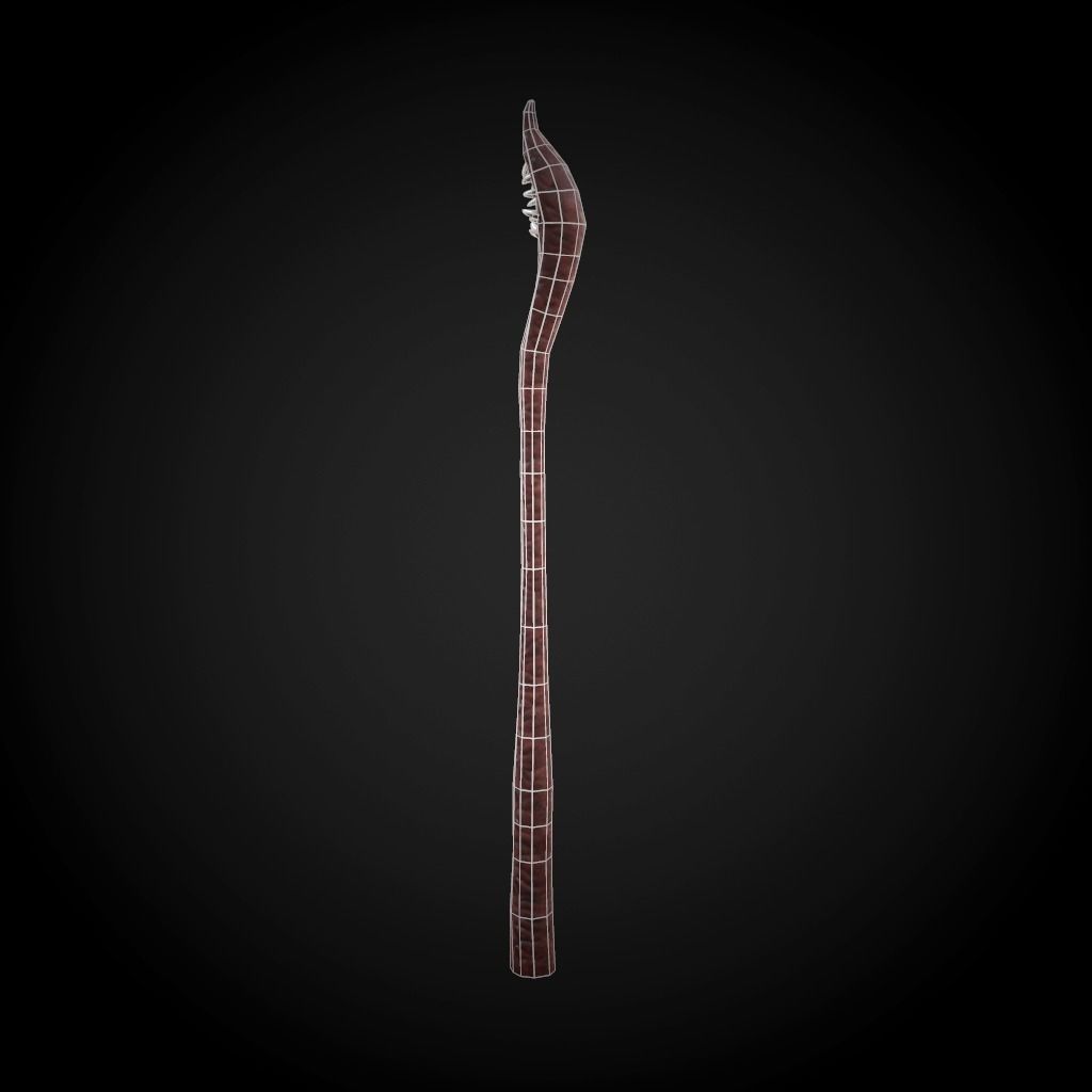 Poisonous claw Low-poly 3D model_5