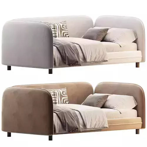 Childrens bed Debbie-1 80 Velvet