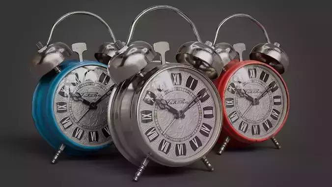 Vintage Alarm Clock Set