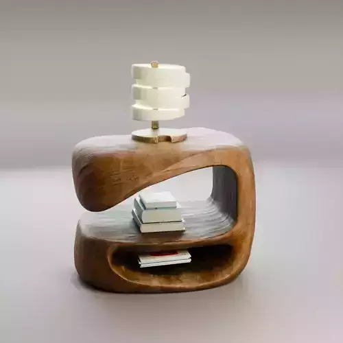 Modern Wood Accent Table