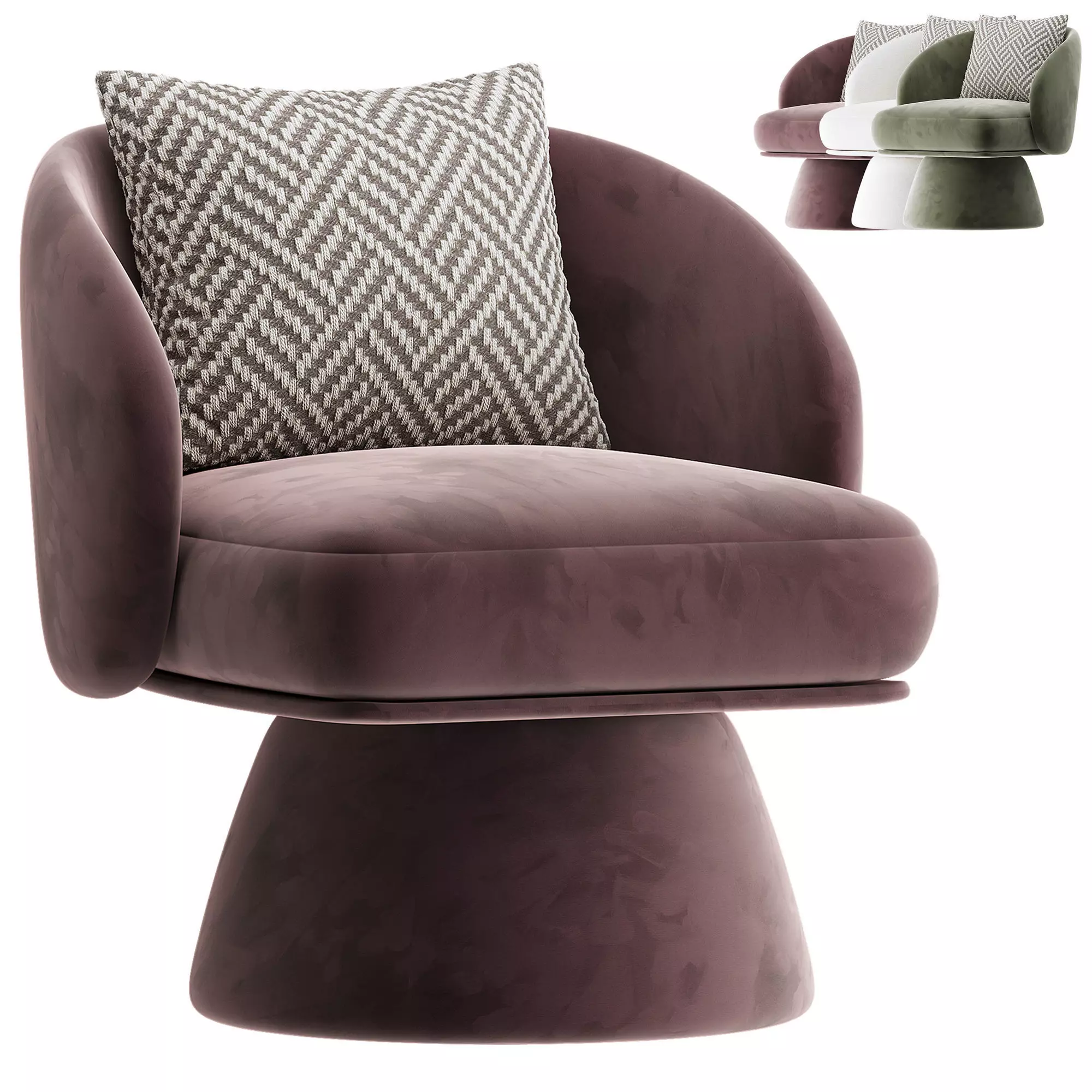 Asven Armchair 3D model