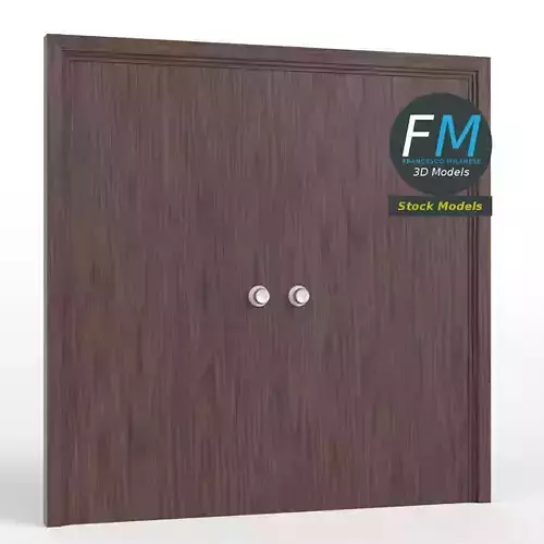 Double flush door