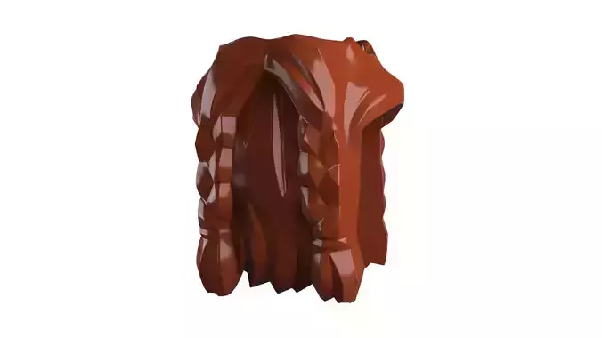 Custom3Dprint Minifigure Accessory - Minifigure Beard S1 - 05