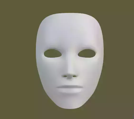 white  mask