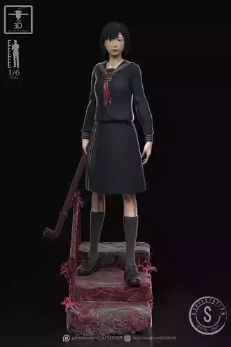 HINAKO SILENT HILL F FANART STANDAR VERSION