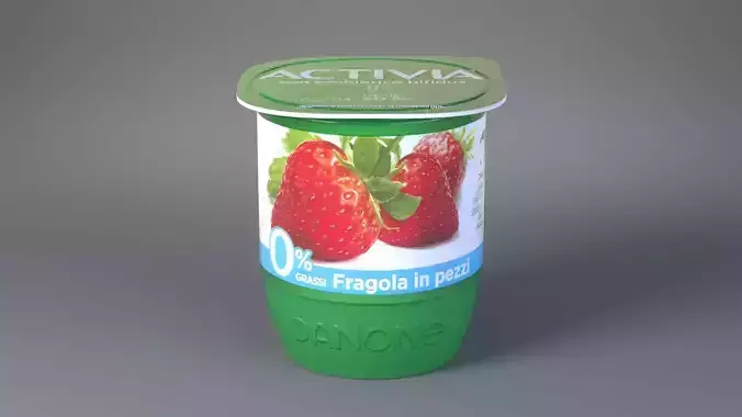 Activia Strawberry Yogurt