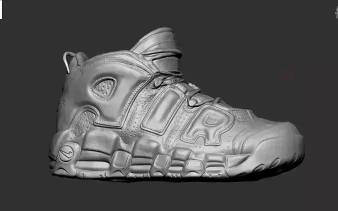 Nike air More Uptempo highpoly 3d print mesh