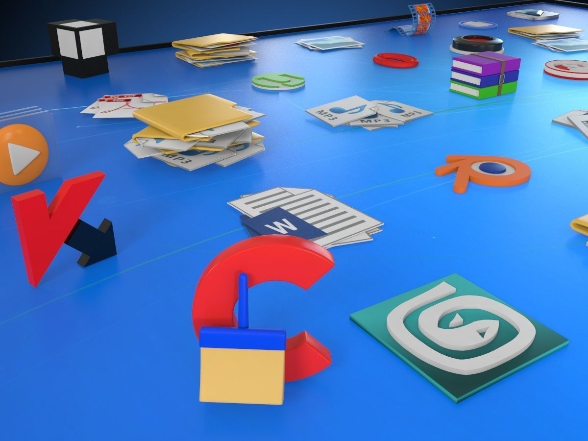 windows desktop icon in 3d 3D model_7
