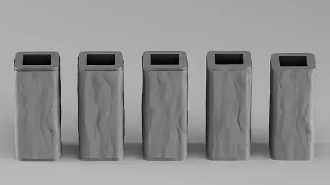 001678 Rosa Rossa Modular Table Support Bases