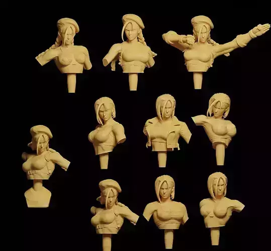 Cammy Bust By E S Monster