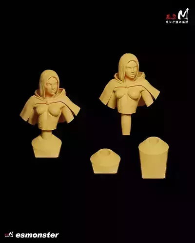 Raven Bust By E S Monster