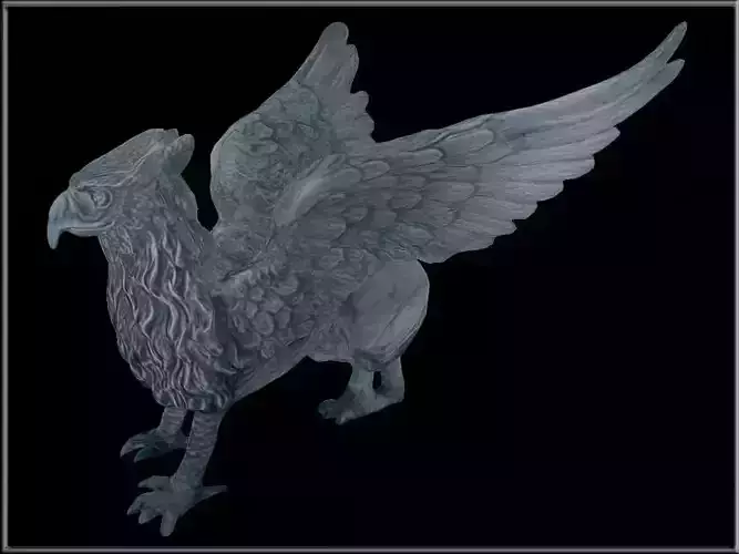 Stone Griffon Statue