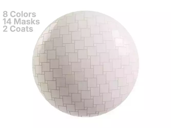 Square Tile in 3d-cube Layout