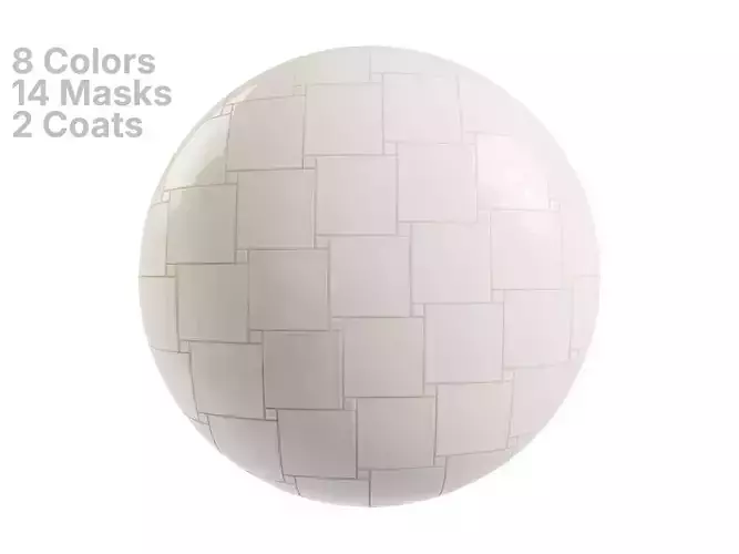 Square Tile in 3d-cube Layout