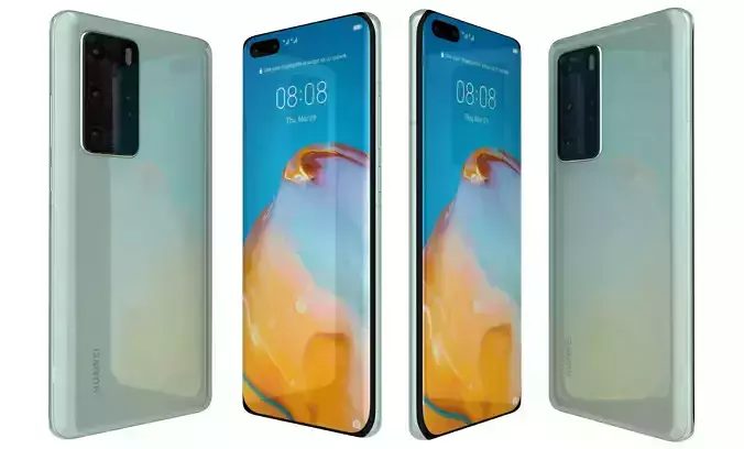Huawei P40 Pro Mint High Poly