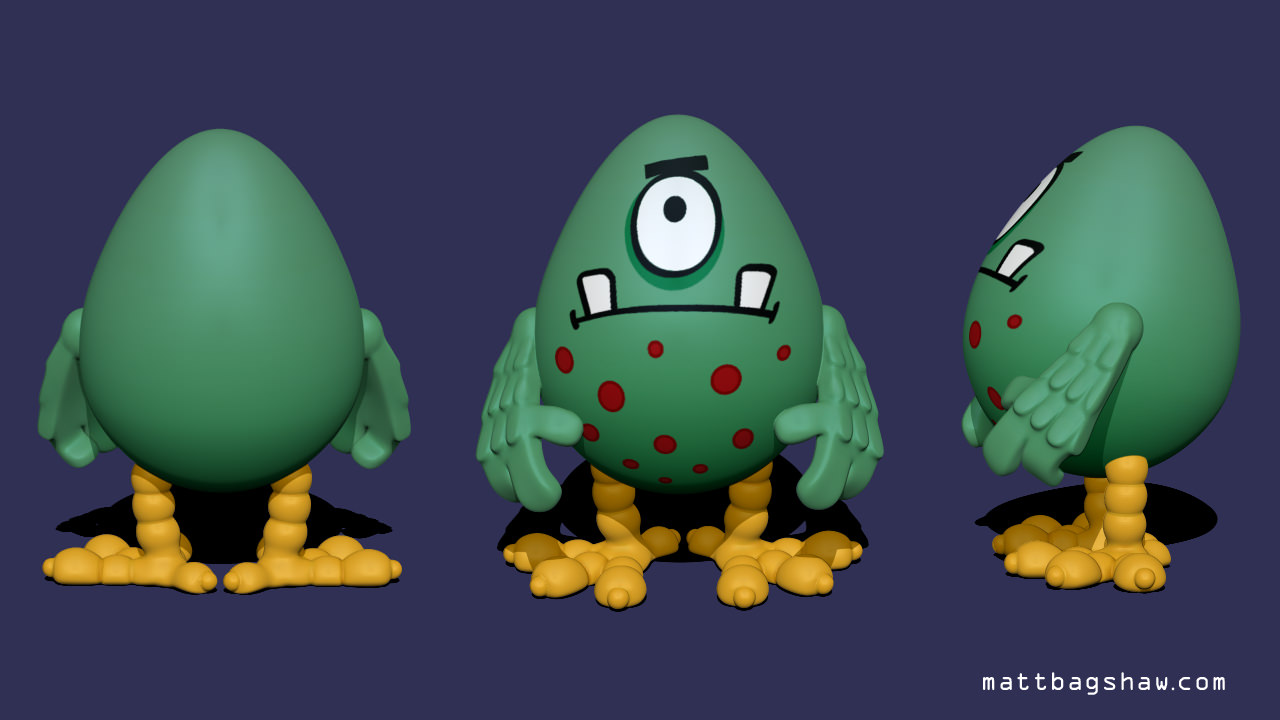 Hatchlings Collection easter eggs from all over world Free 3D print model_10