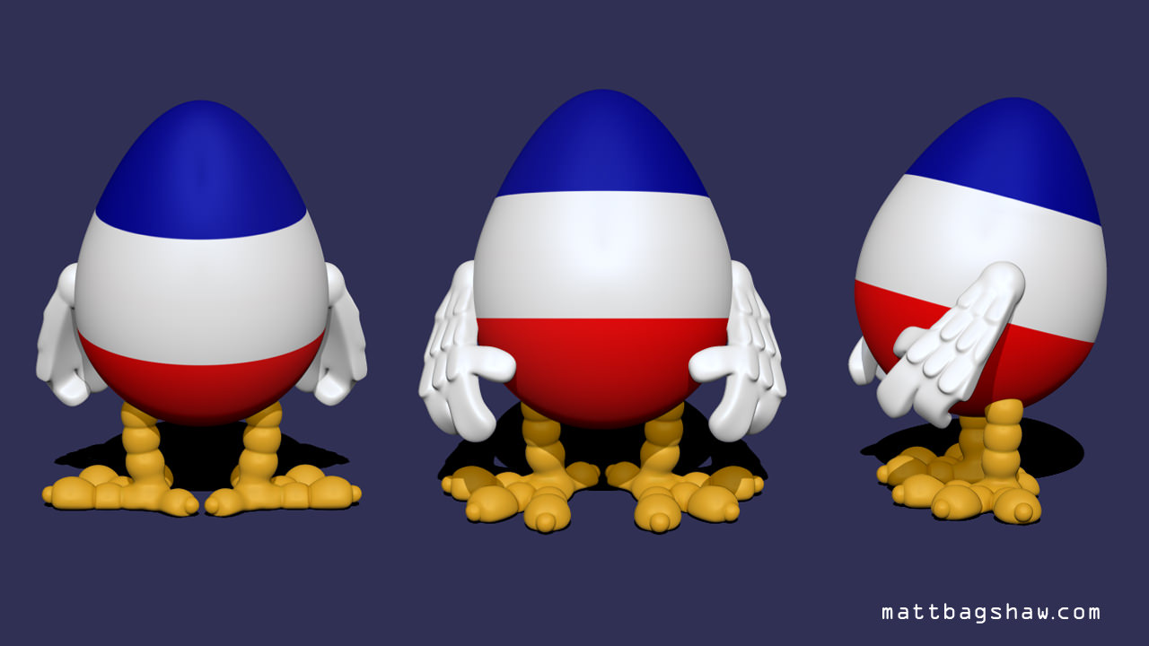 Hatchlings Collection easter eggs from all over world Free 3D print model_11