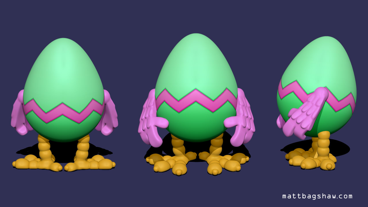 Hatchlings Collection easter eggs from all over world Free 3D print model_1