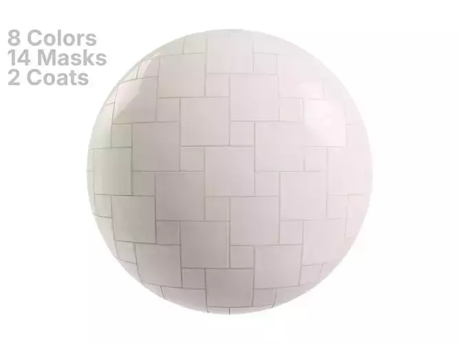 Square Tile in 3d-cube Layout