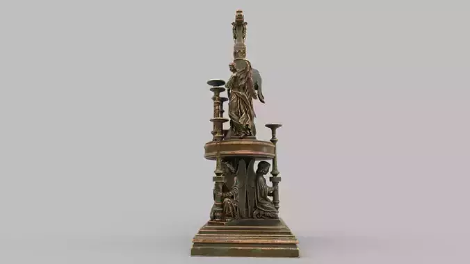 jesus angel candle holder 