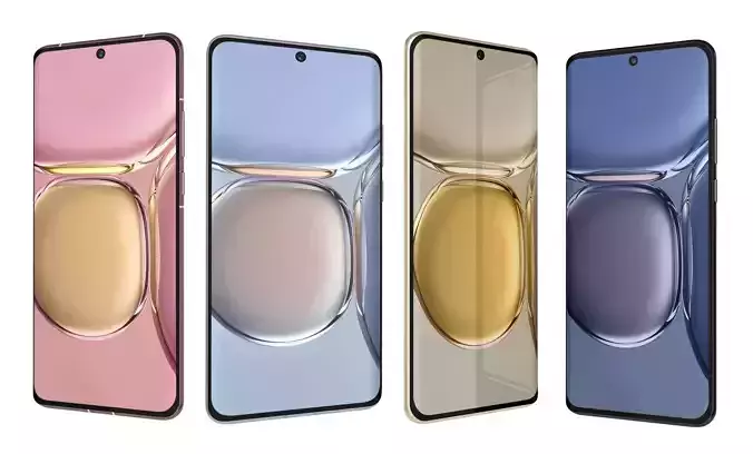 Huawei P50 Pro All Colors High Poly
