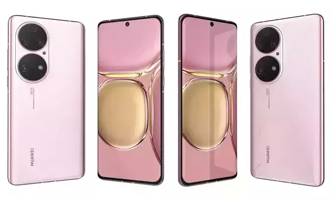Huawei P50 Pro Charm Pink High Poly