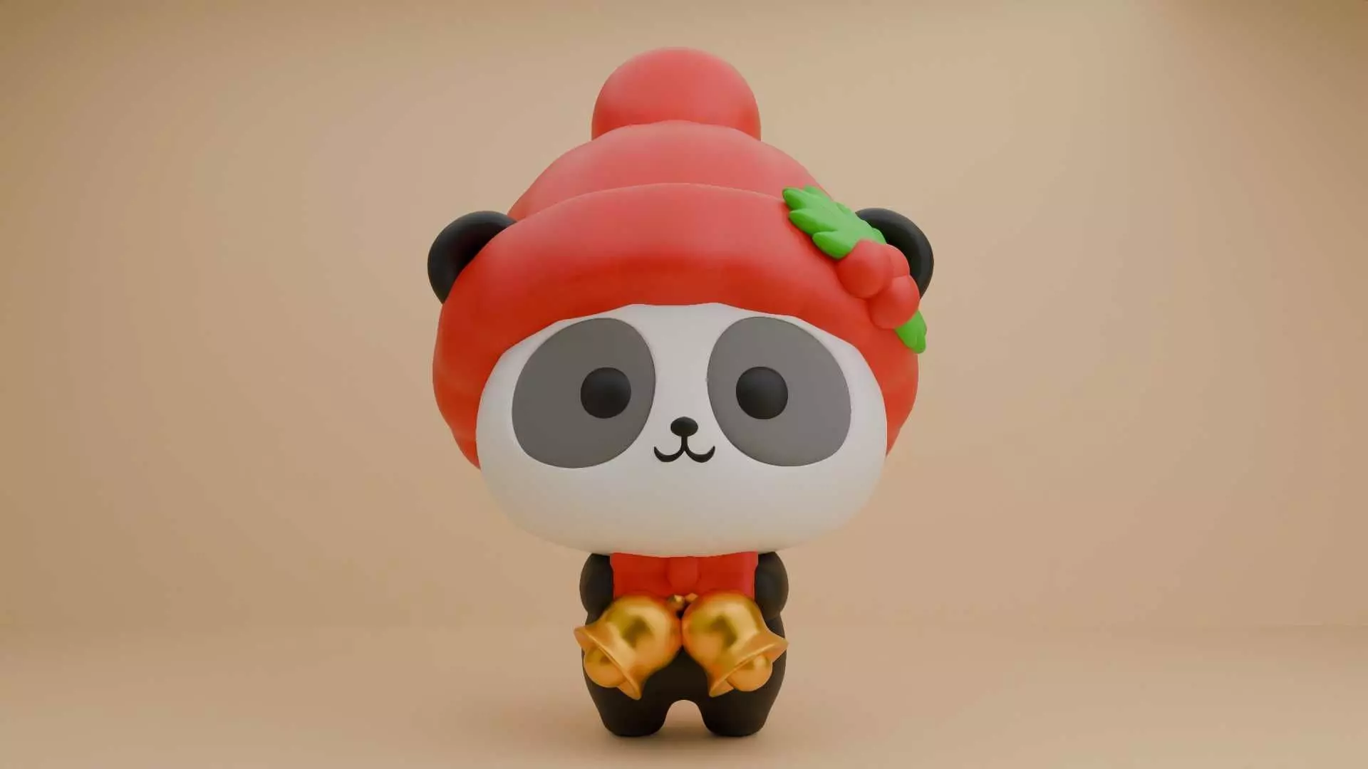 Christmas panda 22 3D print model