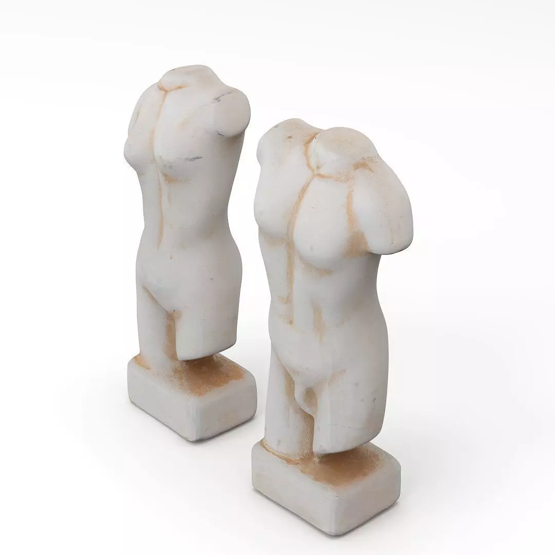 Greek sculpture 3D model_0