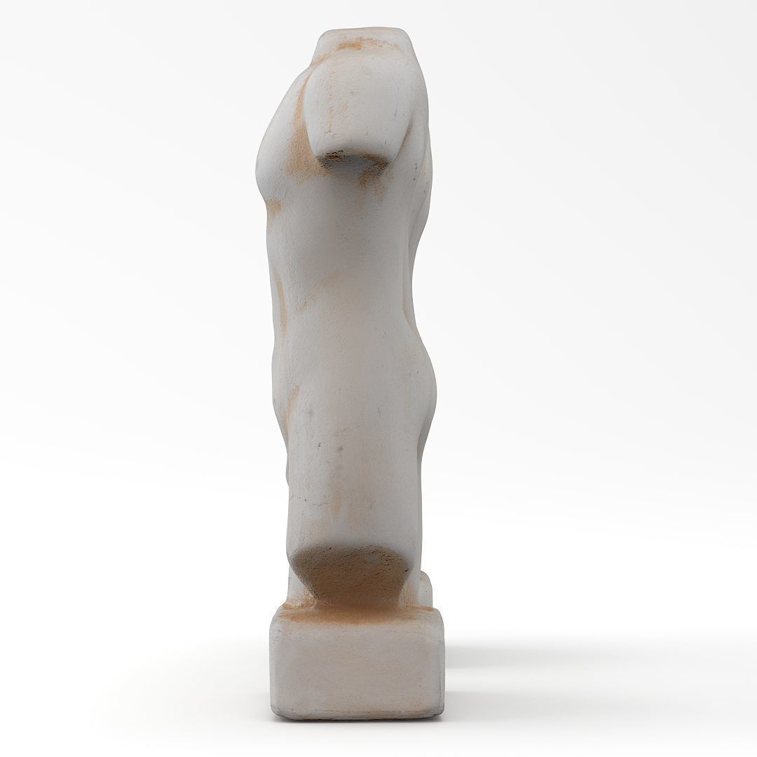 Greek sculpture 3D model_4