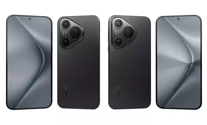 Huawei Pura 70 Black High Poly