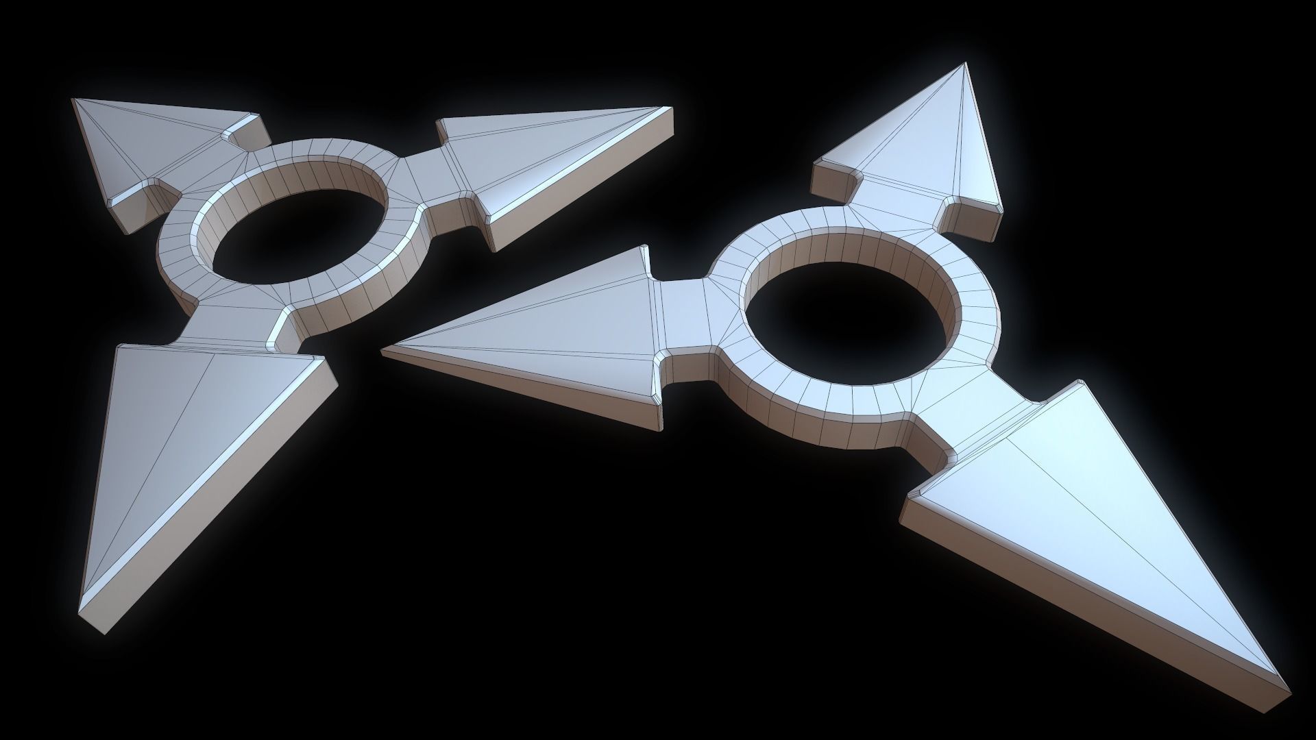 3D Printable Ninja Shuriken Fidget Toy 3D print model_3