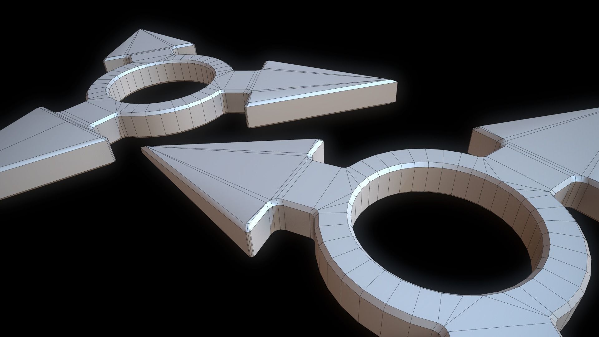 3D Printable Ninja Shuriken Fidget Toy 3D print model_5