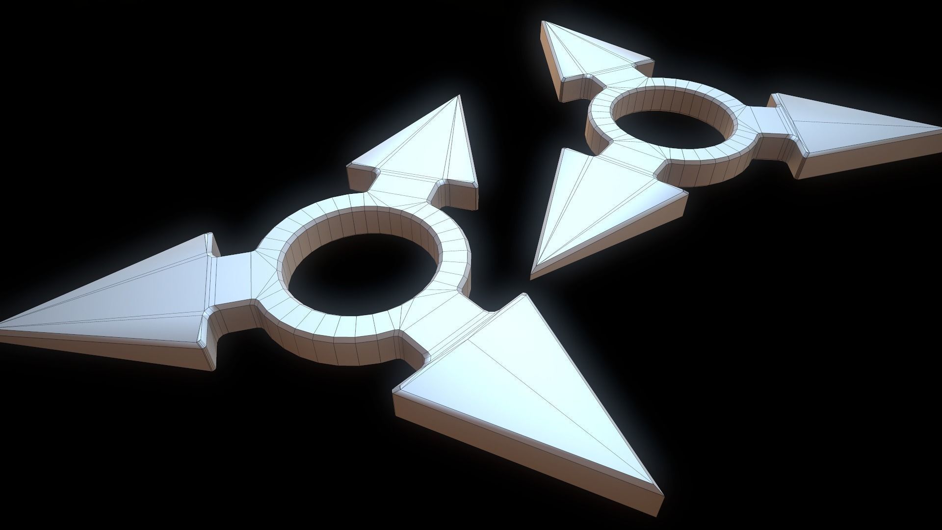 3D Printable Ninja Shuriken Fidget Toy 3D print model_1