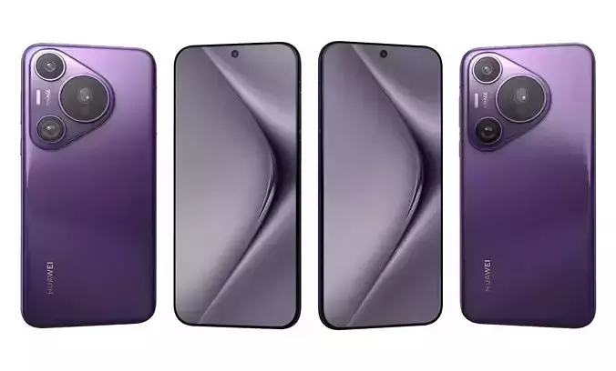 Huawei Pura 70 Pro Purple High Poly