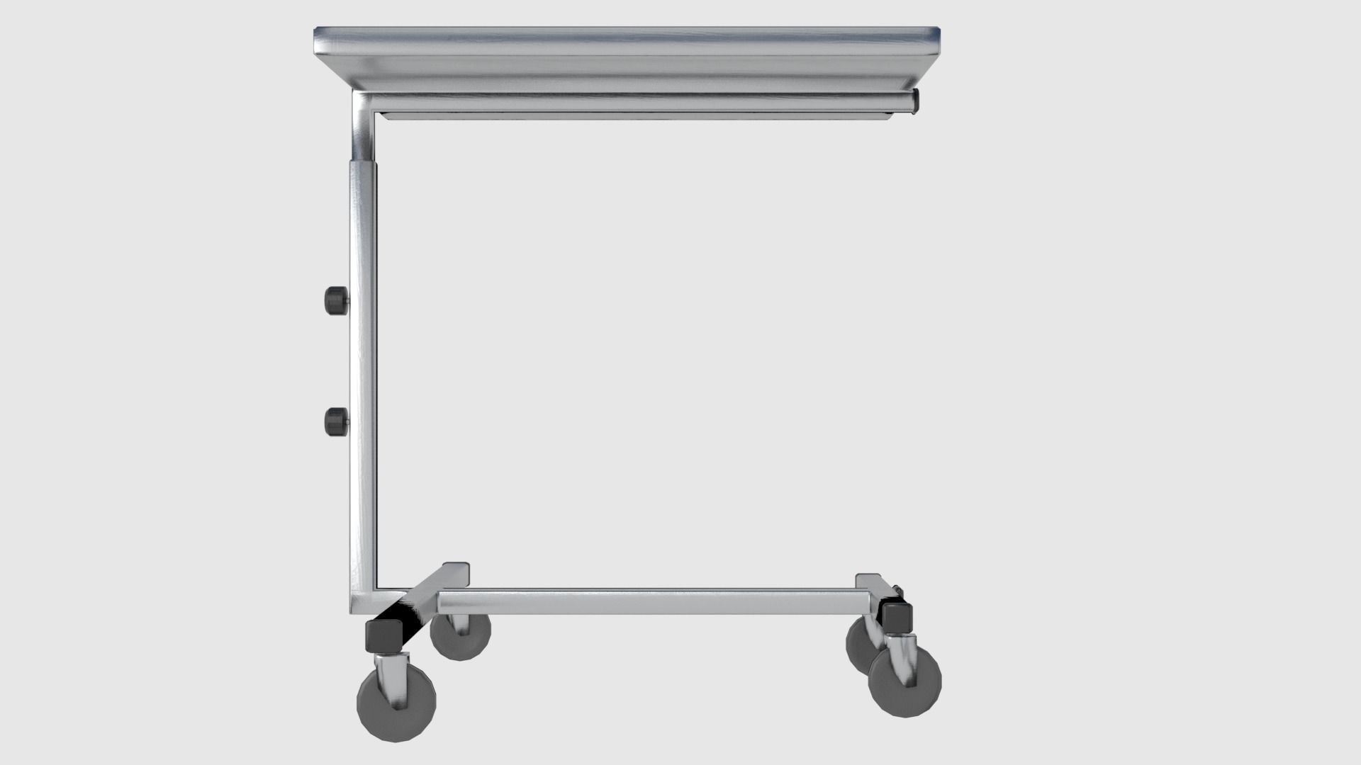 Surgical Table Low-poly 3D model_2