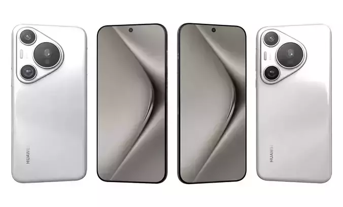 Huawei Pura 70 Pro White High Poly
