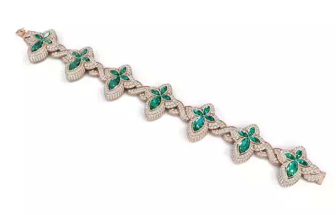 clover diamond bracelet