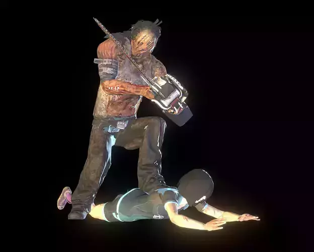 CROOKED SERIAL SERIAL KILLER Fbx Pbr Animated