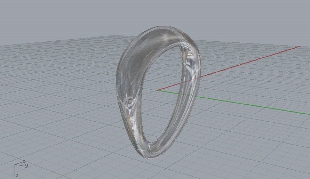 Ring Moebius 3D print model_4