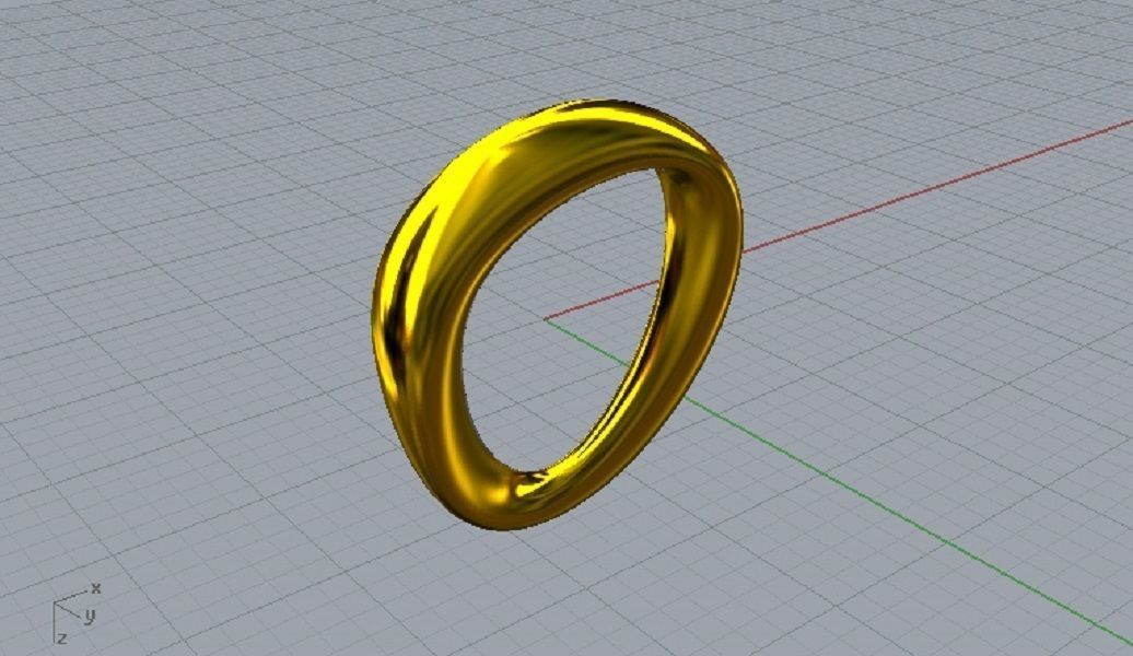Ring Moebius 3D print model_3