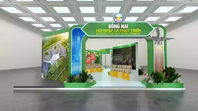 indoor exhibition booth